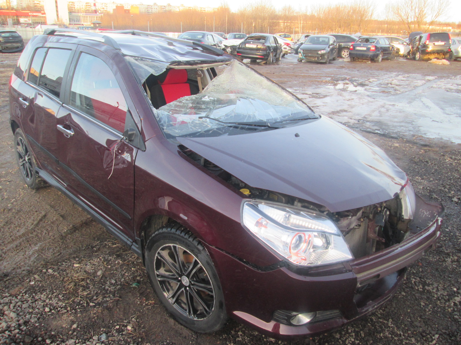 Полировка geely mk cross