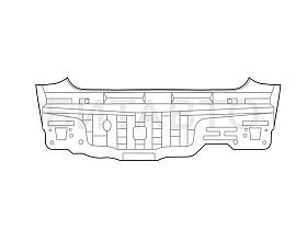 Панель кузова задняя для Kia Rio 2011- года выпуска, 691004Y000