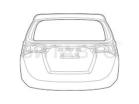 Toyota RAV-4 2015- | Дверь багажника