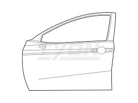 Toyota Camry VIII 2017-2021 | Дверь передняя левая