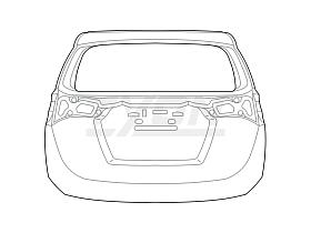 Toyota RAV-4 2013- | Дверь багажника