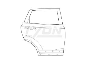 Honda CR-V V 2016-2023 | Дверь задняя левая
