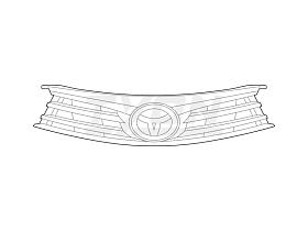 Toyota Corolla XI 2012-2016 | Решетка радиатора