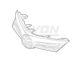 Toyota Corolla XI 2015-2023 | Решетка радиатора
