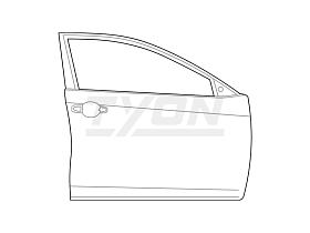 Toyota Camry VII 2011-2014 | Дверь передняя правая