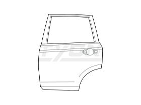 Subaru Forester IV 2012-2015 | Дверь задняя левая