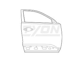 Chery Tiggo 7 Pro I 2020- | Дверь передняя правая